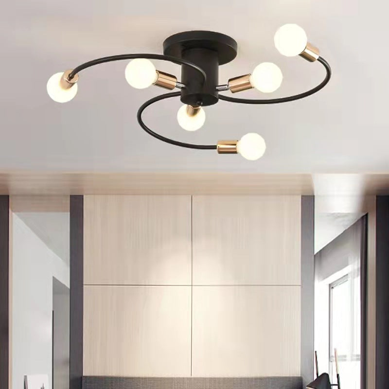 Creative, Personalized Iron Lighting For The Study Room