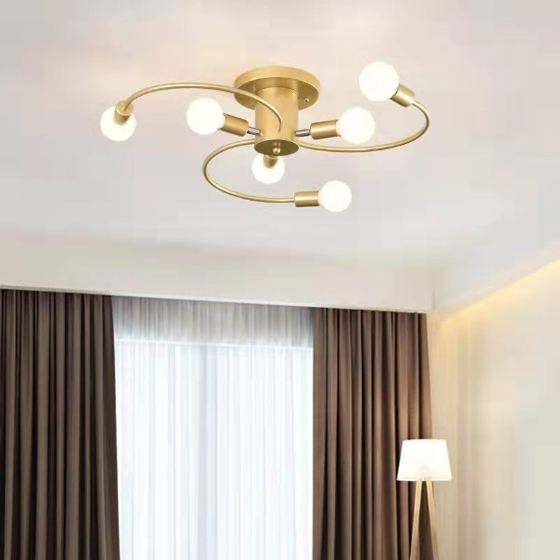 Creative, Personalized Iron Lighting For The Study Room
