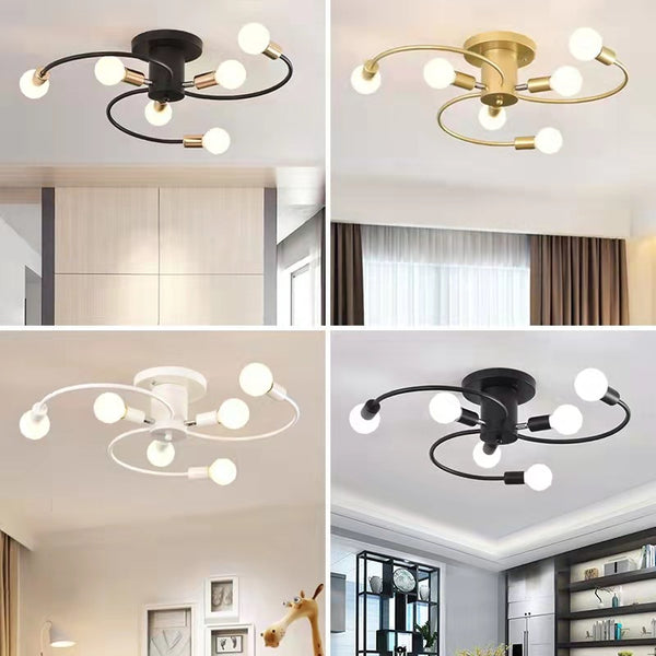 Creative, Personalized Iron Lighting For The Study Room
