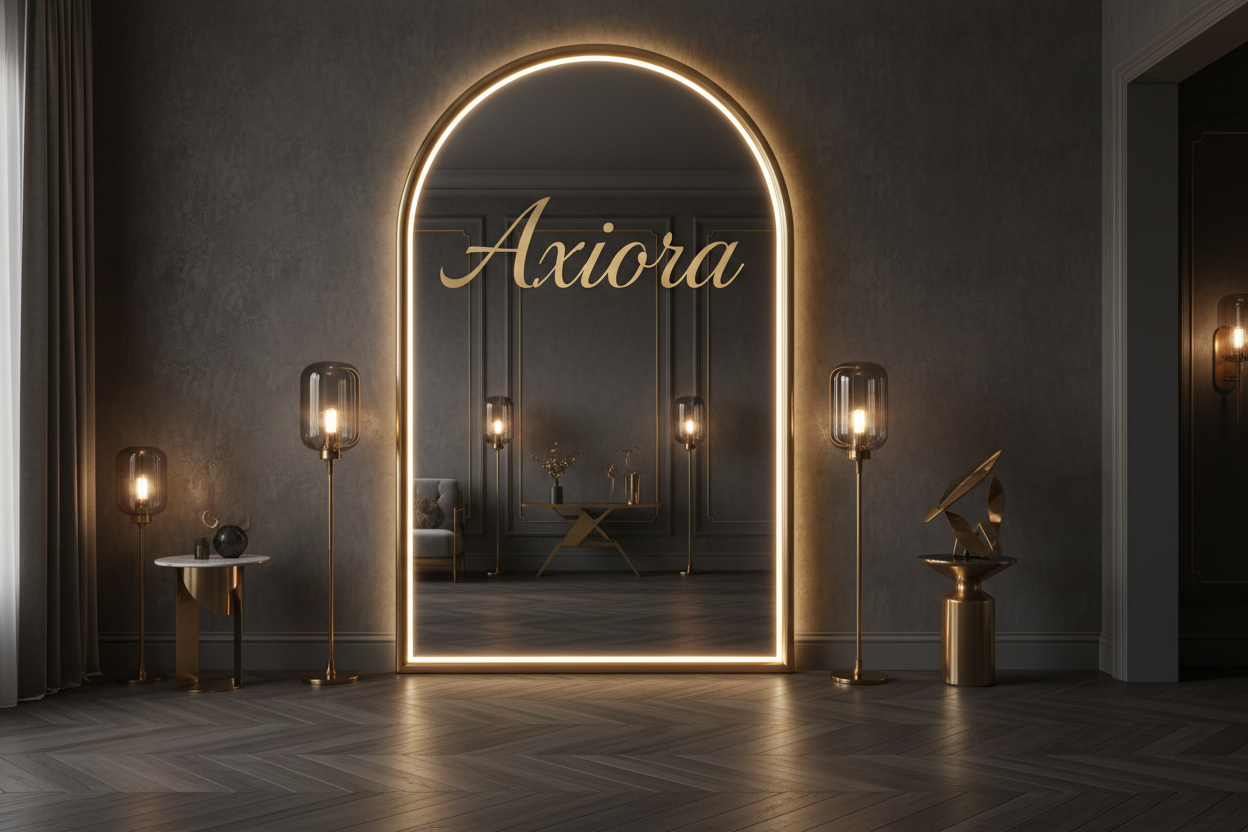 Banner Axiora - Mirror Luxury